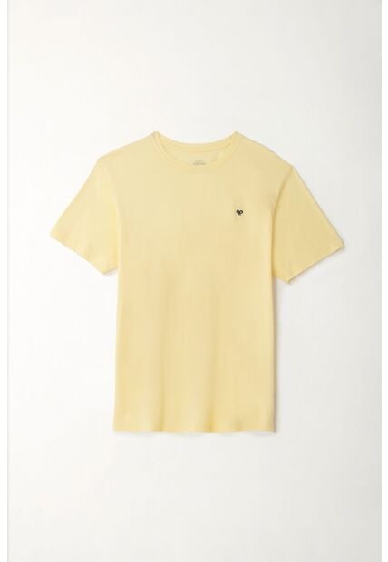 Tennis Camiseta Amarilla Manga Corta Para Hombre
