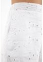 Tennis Bermuda En Ojalillo Blanca Para Mujer de Tennis