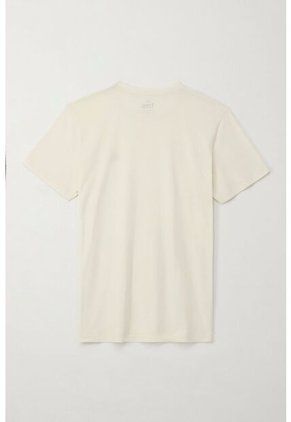 Tennis Camiseta Básica Manga Corta Crudo Para Hombre