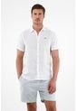 Tennis Camisa Blanca En Lino Para Hombre de Tennis