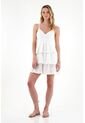 Tennis Vestido Blanco En Ojalillo Para Mujer de Tennis