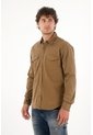 Tennis Camisa En Dril Con Bolsillos Verde Para Hombre de Tennis