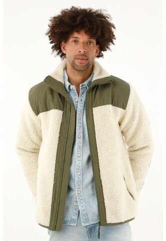 Tennis Chaqueta Verde De Cuello Alto Para Hombre Tennis
