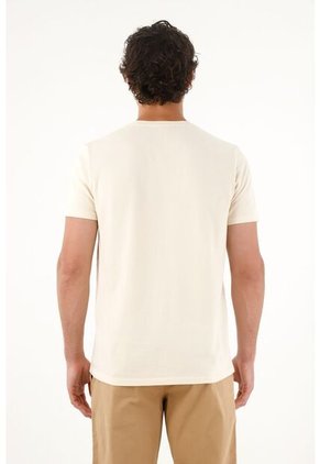 Tennis Camiseta En Tela Piqué Crudo Para Hombre