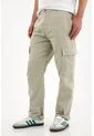 Tennis Pantalón En Dril Con Bolsillos Tipo Cargo Verde Para Hombre de Tennis