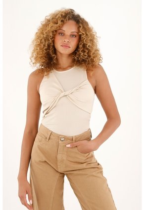 Tennis Camiseta Crudo De Manga Sisa Para Mujer