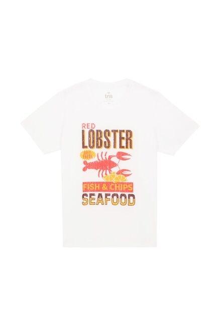 Tennis Camiseta Blanca Con Estampado Localizado Para Hombre