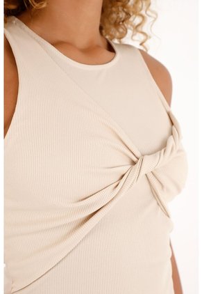 Tennis Camiseta Crudo De Manga Sisa Para Mujer