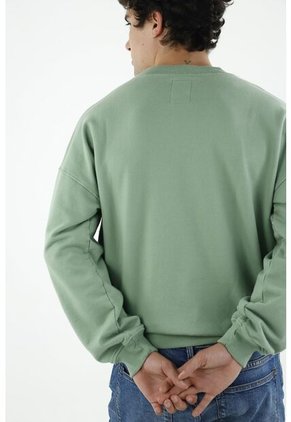 Buzo Estampado Verde Para Hombre