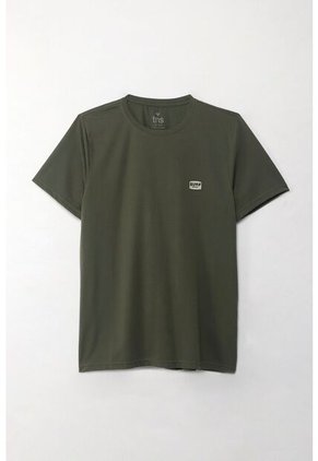 Tennis Camiseta Verde Con Estampado De Surf Para Hombre