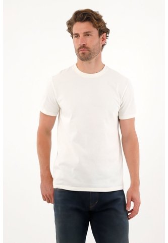 Tennis Camiseta Manga Corta En Tela Jersey Crudo Para Hombre Tennis