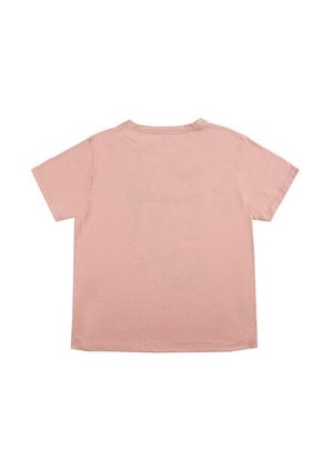 Camiseta Rosada De Manga Corta Para Mujer