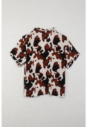 Tennis Pijama De Camisa Y Short De Animal Print Para Mujer