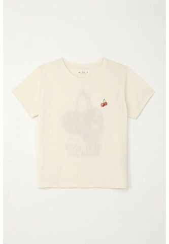 Tennis Camiseta Básica Manga Corta Crudo Para Mujer Tennis