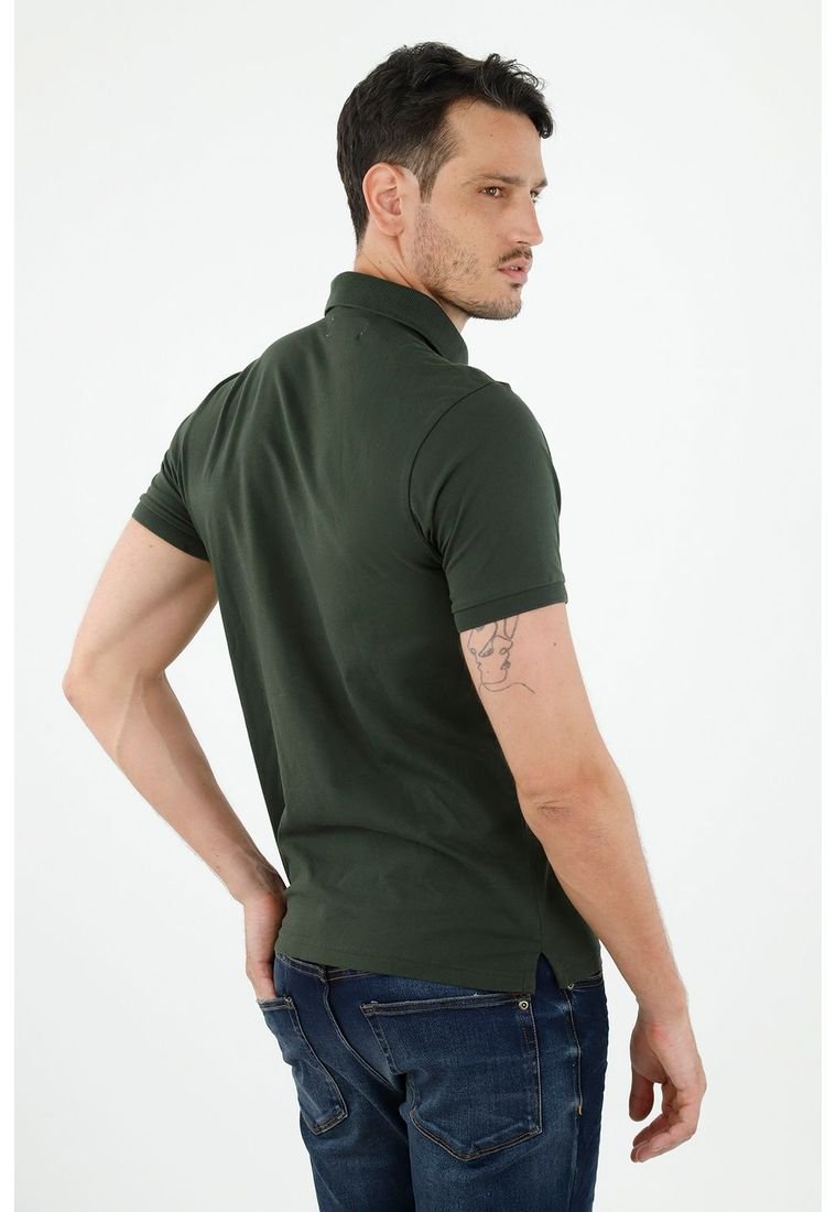 Polo Verde Lycra Algodon Para Hombre Compra Ahora Dafiti Colombia