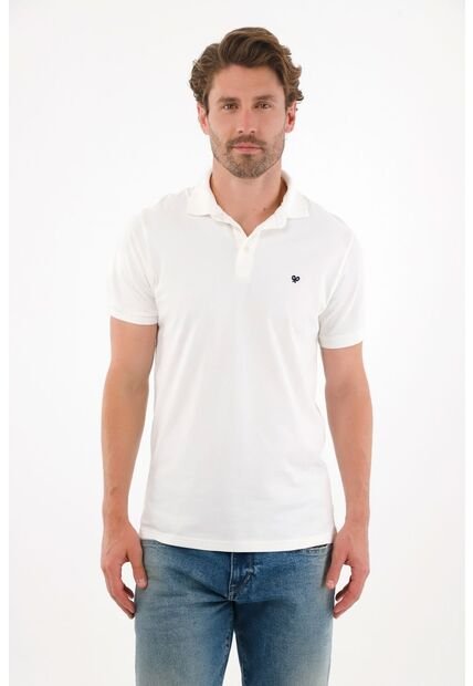 Tennis Polo En Tela Piqué Licra Crudo Para Hombre