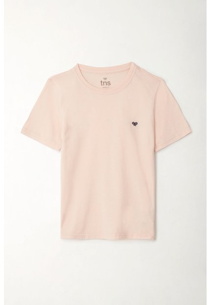 Camiseta Rosada Manga Corta Para Niño