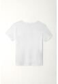 Tennis Camiseta Blanca Cuello Redondo Para Mujer de Tennis