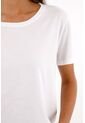 Tennis Camiseta Blanca Cuello Redondo Para Mujer de Tennis