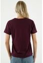 Camiseta Semiajustada Morada Para Mujer de Tennis