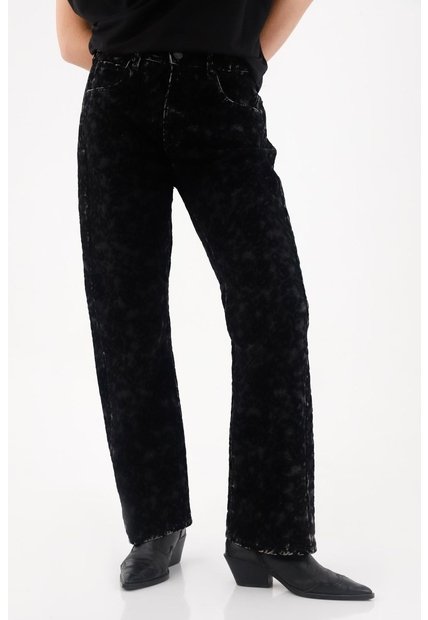 Tennis Jean Recto De Animal Print Para Mujer