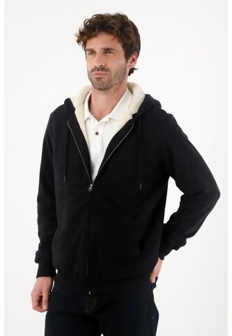 Tennis Buzo Clásico Negro Para Hombre Tennis