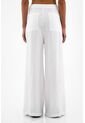 Pantalón En Lino Blanco Para Mujer de Tennis