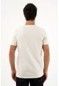 Camiseta Básica Manga Corta Crudo Para Hombre de Tennis