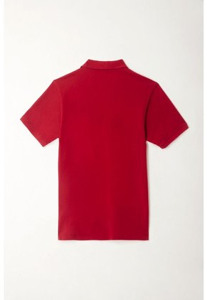 Tennis Polo Roja Con Raqueta Multicolor Para Hombre