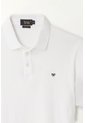 Tennis Polo Slim Fit Blanca Licra Para Hombre de Tennis