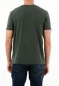 Camiseta Manga Corta Verde Para Hombre de Tennis