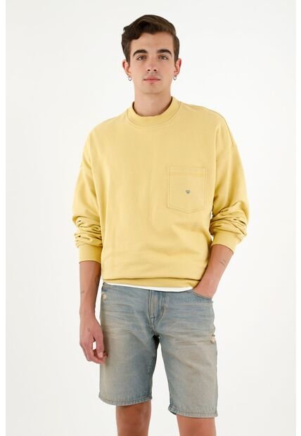 Buzo Oversize Amarillo Para Hombre