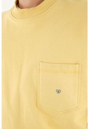 Buzo Oversize Amarillo Para Hombre