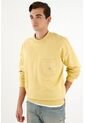 Buzo Oversize Amarillo Para Hombre de Tennis