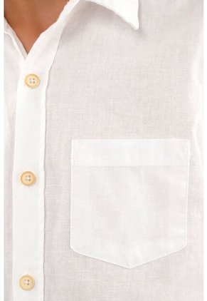 Camisa Blanca De Botones Para Niño