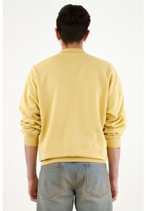Buzo Oversize Amarillo Para Hombre