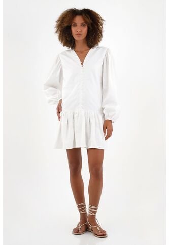 Tennis Vestido Blanco Corto Para Mujer Tennis