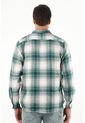 Camisa Tipo Leñadora Verde Para Hombre de Tennis