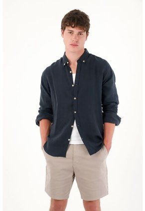 Tennis Bermuda Tipo Chino Gris Para Hombre