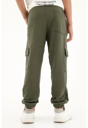 Pantalón Verde Tipo Jogger Para Niño