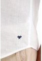 Tennis Camisa Blanca En Lino Para Hombre de Tennis