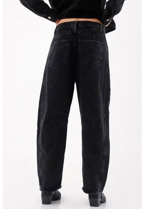 Tennis Jeans Horseshoe Con Costura En Rodilla En Denim Para Mujer