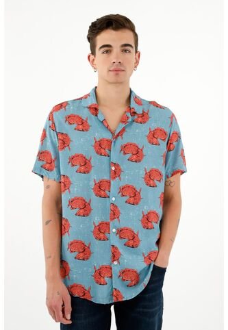 Tennis Camisa Tipo Bowling Para Hombre Tennis