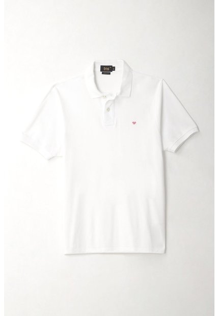 Tennis Polo Blanca Con Raqueta Multicolor Para Hombre