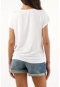 Tennis Camiseta Manga Corta Blanca Para Mujer de Tennis