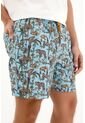 Tennis Pantaloneta De Baño Con Estampado Selva Para Hombre de Tennis
