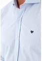 Camisa Con Diseño A Rayas Azul Para Hombre de Tennis