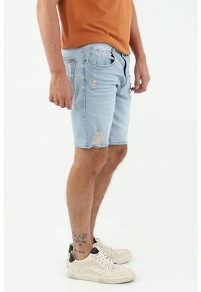 Bermuda Azul Para Hombre