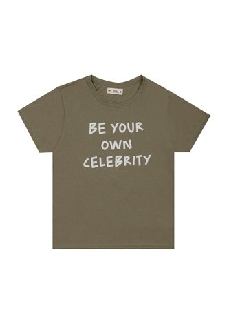 Camiseta Verde Con Estampado De Letras Para Mujer Tennis