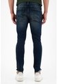 Tennis Jean Azul Super Skinny Con Iluminaciones Para Hombre de Tennis